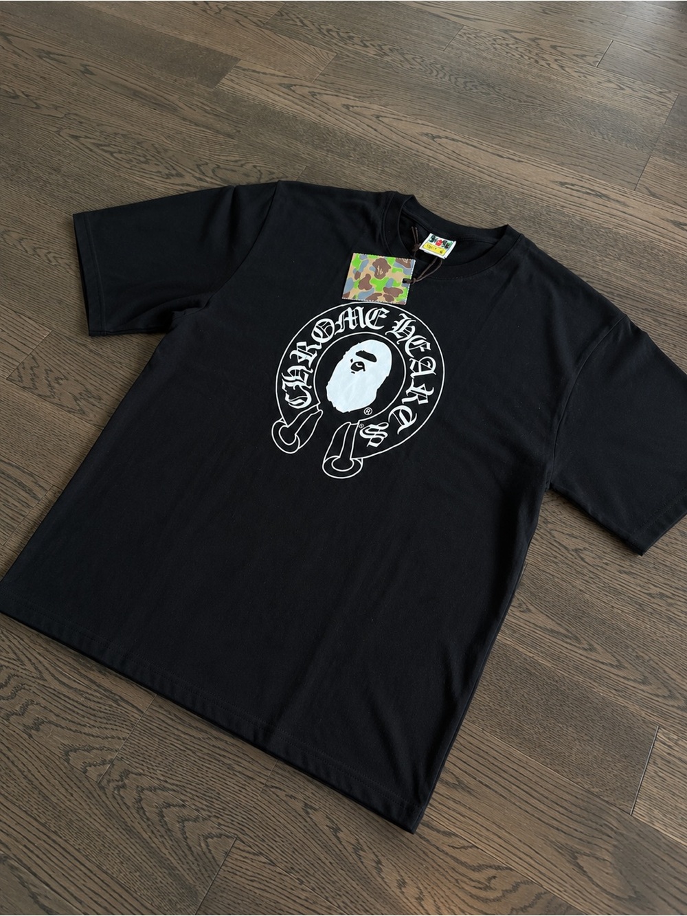 Chrome Hearts Black T-Shirt with White Logo